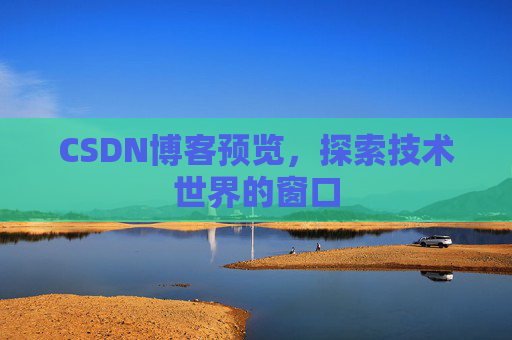 CSDN博客预览，探索技术世界的窗口
